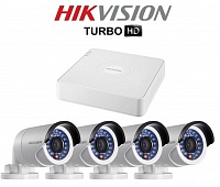 Комплект TurboHD видеонаблюдения Hikvision DS-J142I/7104HGHI-SH