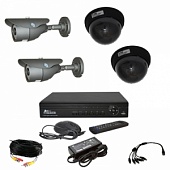 Комплект видеонаблюдения ATIS KIT-DVR-2x2 ECONOM