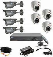 Комплект видеонаблюдения ATIS KIT-DVR-4x4 STANDART IR