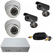 Комплект видеонаблюдения ATIS KIT-DVR-2x2 ECONOM IR