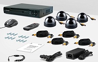 Комплект видеонаблюдения B44-4D0C KIT Dome PRO