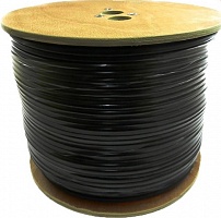 Кабель комбинированный, RG690BV CU+2x0.75power, Black