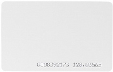 Бесконтактная карта Tecsar Trek EM-Marine 0,8 мм белая
